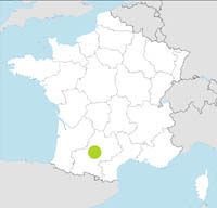 Carte MIDI PYRENEES