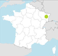 carte Partir FRANCE : ALSACE
