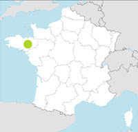 carte Partir FRANCE : BRETAGNE