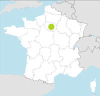 carte Partir FRANCE : ENVIRONS DE PARIS