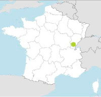 carte Partir FRANCE : JURA