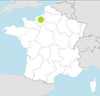 carte Partir FRANCE : NORMANDIE
