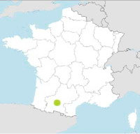 carte Partir FRANCE : PYRENEES