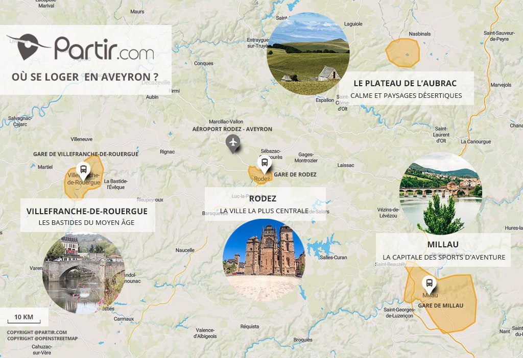 carte où se loger à Aveyron