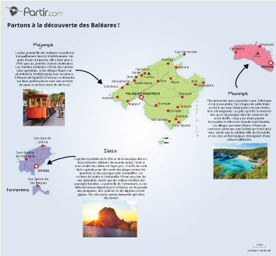 Cartes îles Baléares