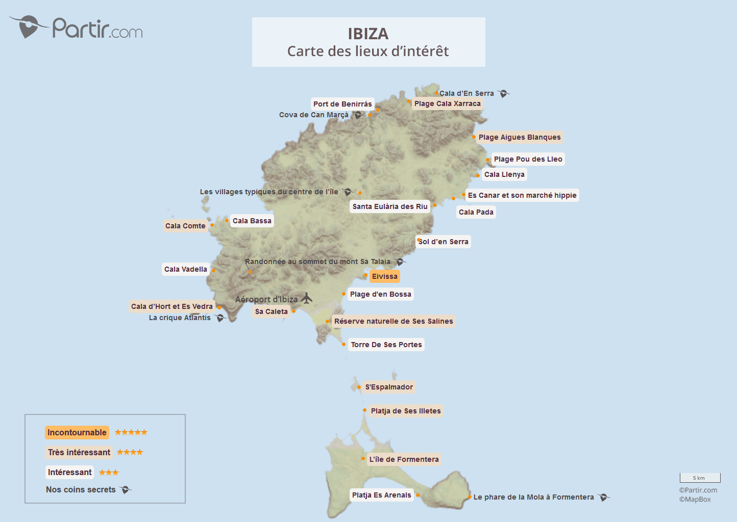Carte Ibiza