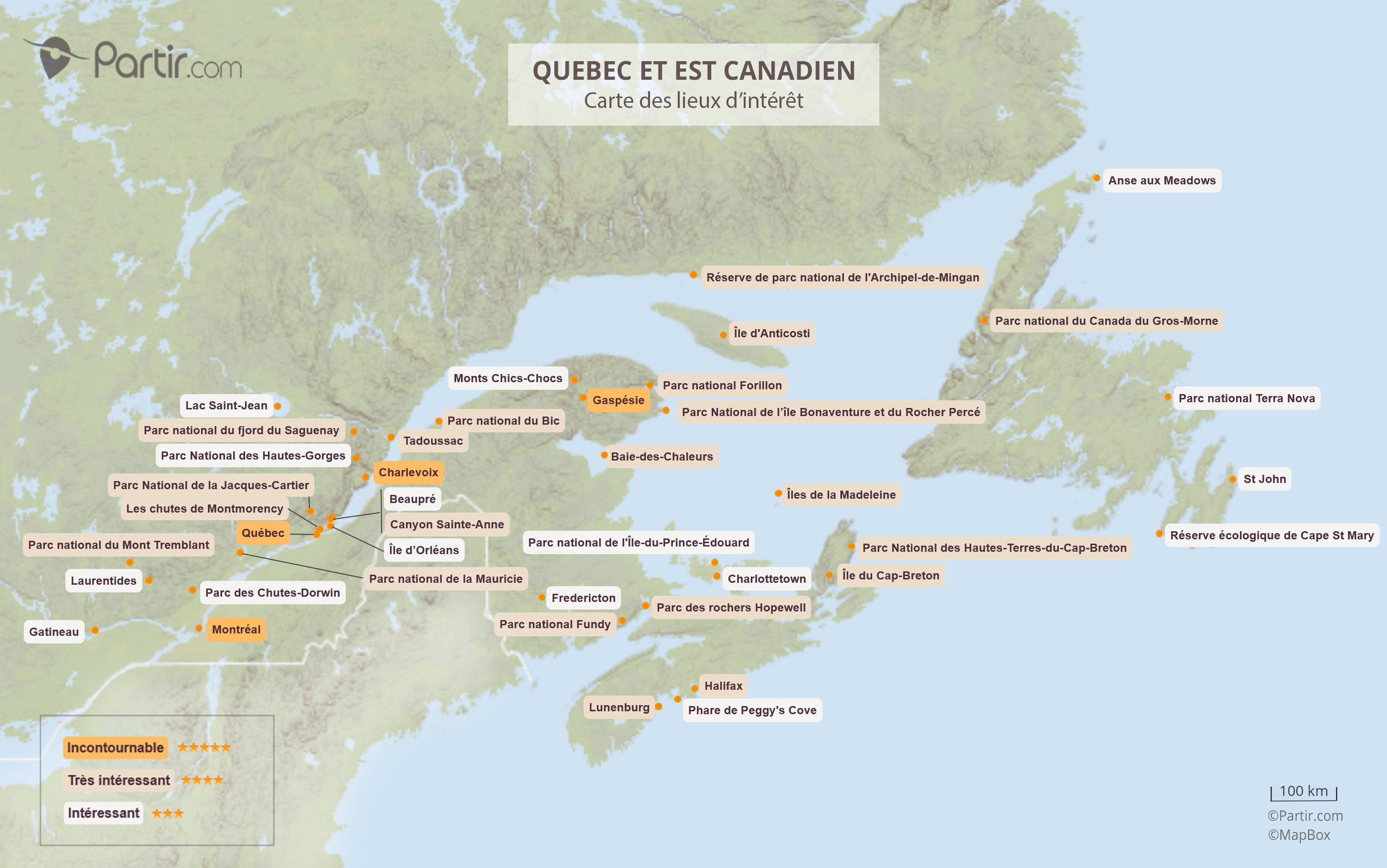 carte du canada est