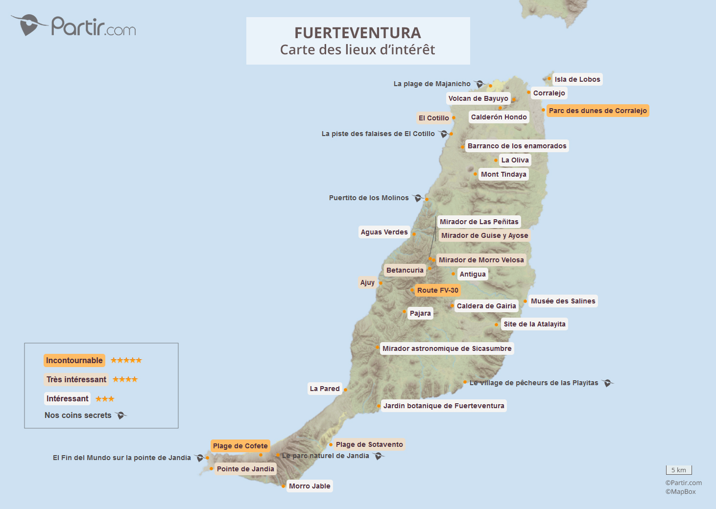 Carte Fuerteventura