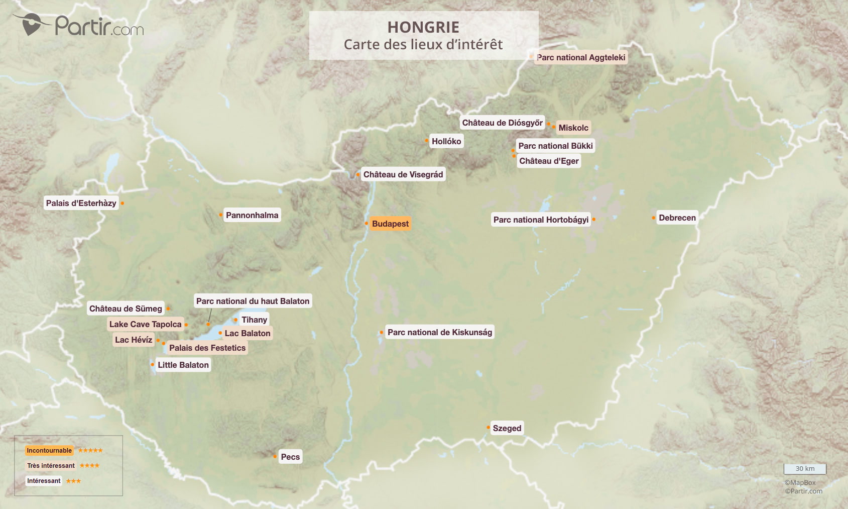 hongrie carte