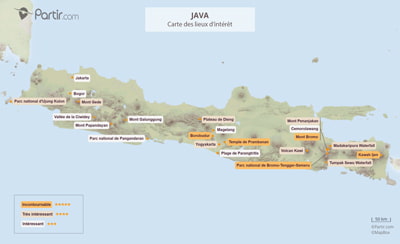 Carte des incontournables Java