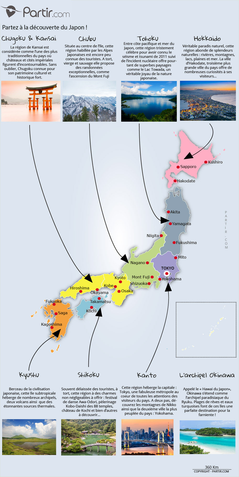 japon carte touristique