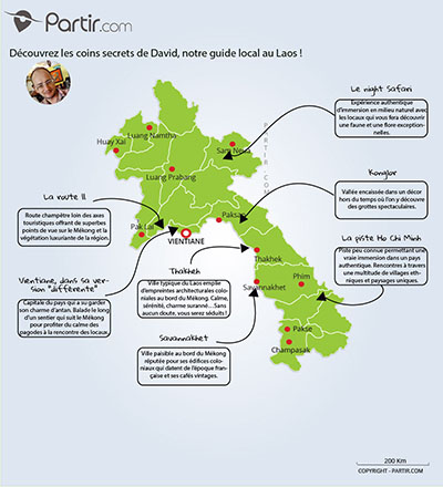 Carte des coins secrets de LAOS