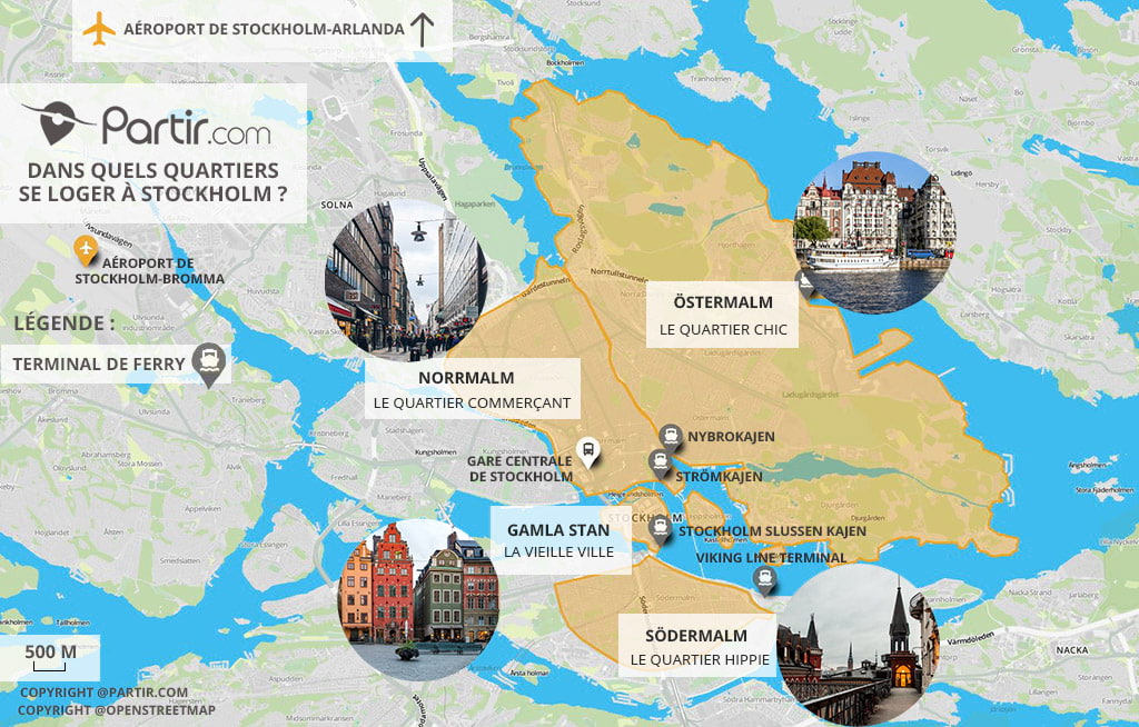carte où se loger à Stockholm