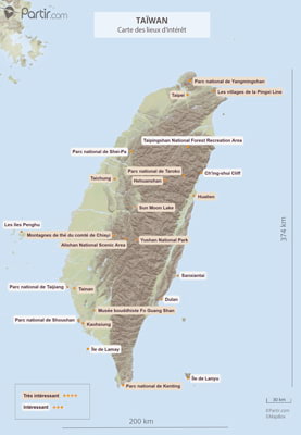 Où partir à Taïwan