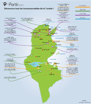 tunisie lieux d intérêt