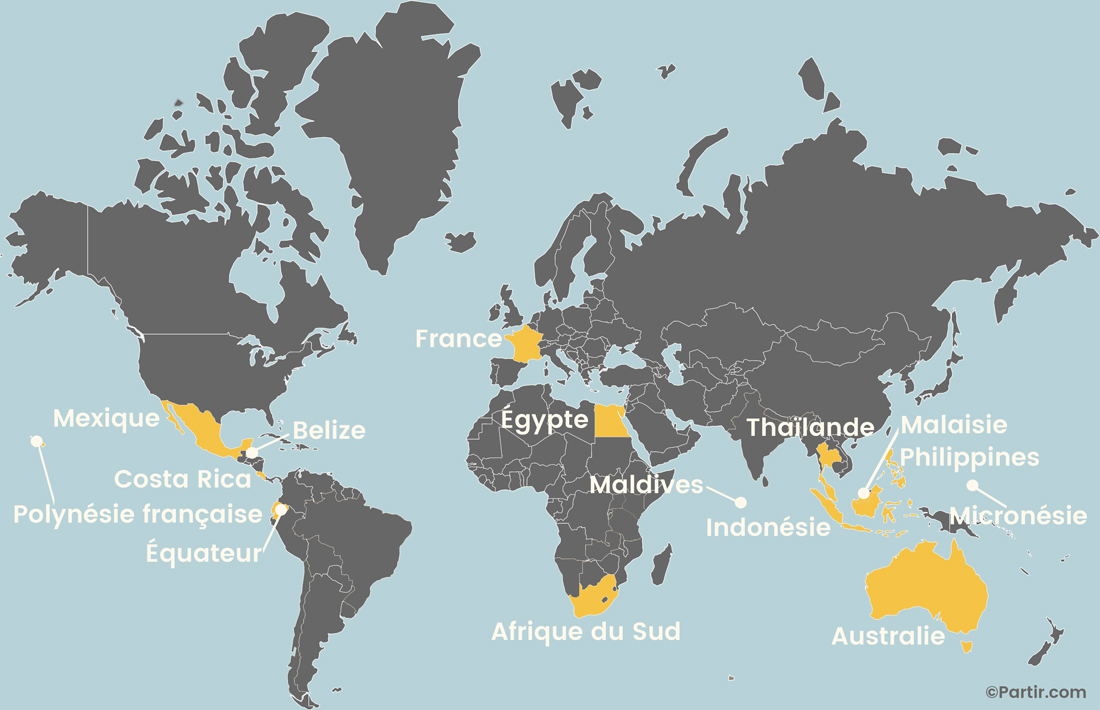 Carte où plonger dans le monde ?