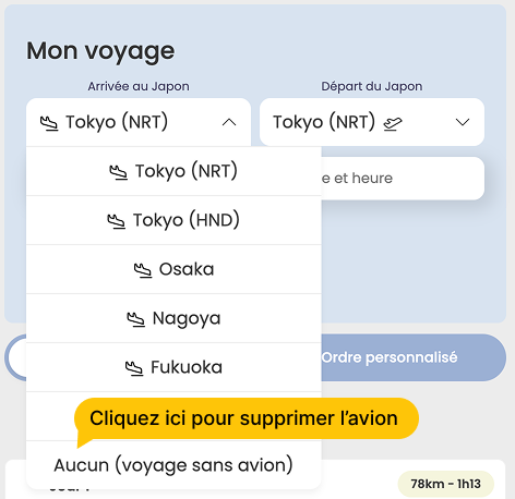 Circuit sans avion