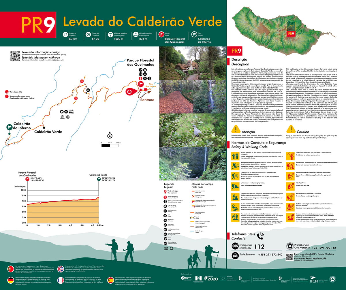 La rando PR9 de Madère